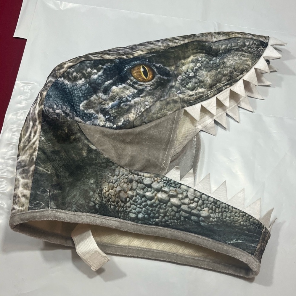 Jurassic World Dinosaur Scary MASK Into the Wild OPEN MOUTH Halloween Adult Kids